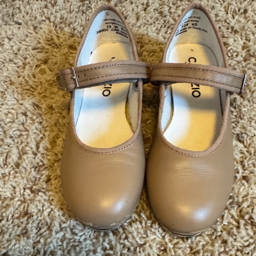 Capezio Kids Beige Dress Shoes